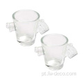 Logotipo personalizado por atacado Clear Tequila Shot Glasses